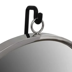 Outlet Wohnen Spiegel mit Ständer in Silber und Schwarz - Fraduno