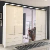 Outlet Wohnen Spiegel Schlafzimmerschrank mit Falttüren - Zidarie