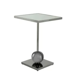 Sale Wohnen Spiegelglas-Beistelltisch mit Säulengestell - Mandarino