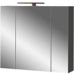 Discount Wohnen Spiegelschrank & Unterbeckenschrank Set - Rufu (zweiteilig)