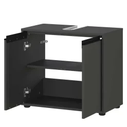 Discount Wohnen Spiegelschrank & Unterbeckenschrank Set - Rufu (zweiteilig)
