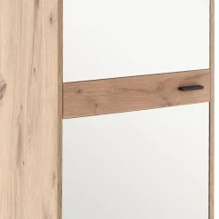 Online Wohnen Spiegeltür-Flurschrank in Wildeiche Optik - Vapposia
