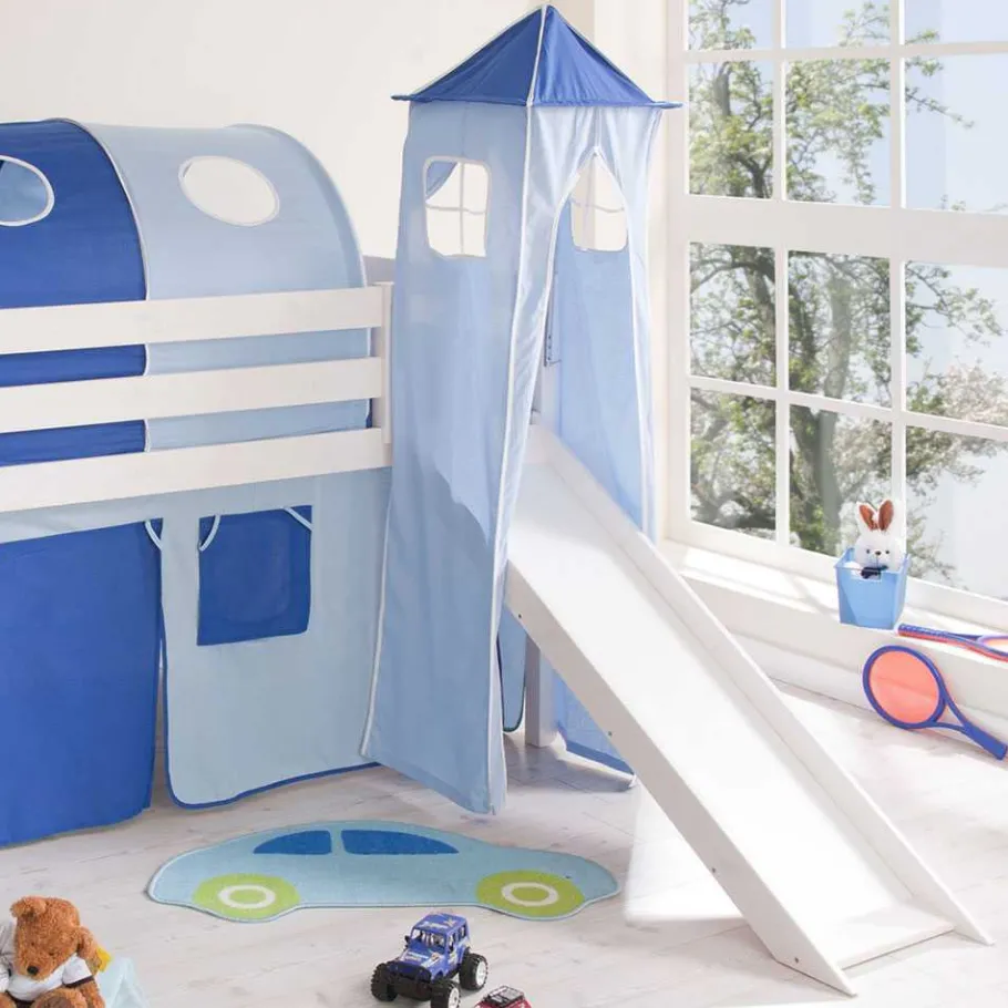 Best Wohnen Spielbett Normandie mit Rutschturm