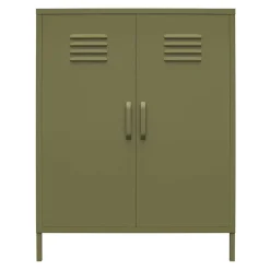 Best Wohnen Spind Design Highboard in Oliv Grün - Austral