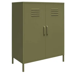 Best Wohnen Spind Design Highboard in Oliv Grün - Austral