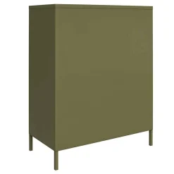 Best Wohnen Spind Design Highboard in Oliv Grün - Austral