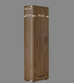 Hot Wohnen Stabiler Holzschrank für Diele & Flur - Teano