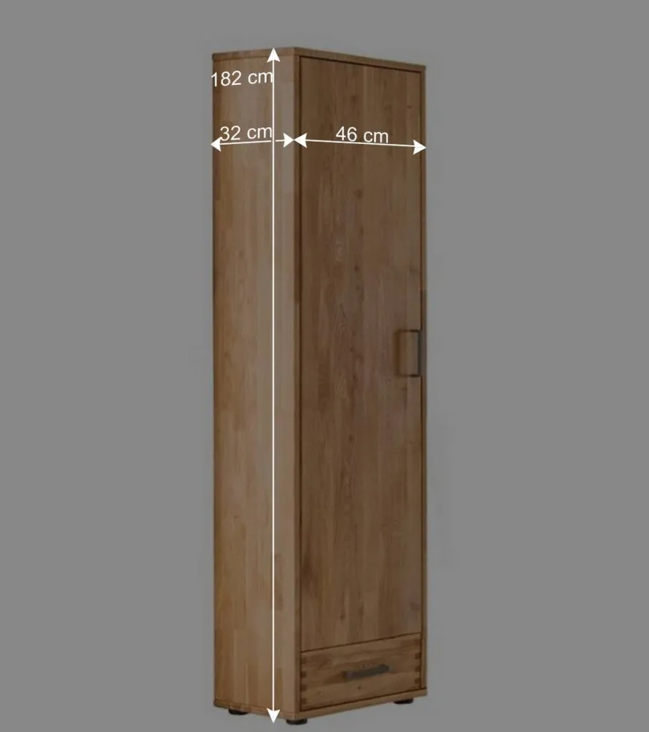 Hot Wohnen Stabiler Holzschrank für Diele & Flur - Teano