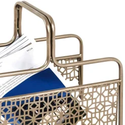Wohnen Stahl Zeitungsständer in Bronzefarben - Hardy