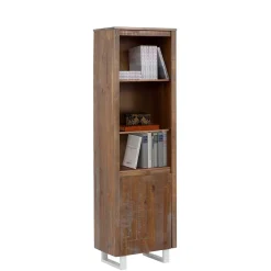 Discount Wohnen Standregal aus Kiefer Massivholz Dunkel - Lavagna