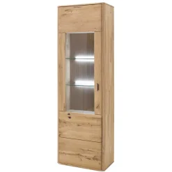 Discount Wohnen Standvitrine aus Balkeneiche - Destal