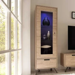 Best Wohnen Standvitrine im Retro Design - Rodonda