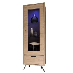 Best Wohnen Standvitrine im Retro Design - Rodonda