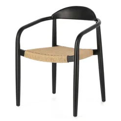 Outlet Wohnen Stapelbarer Armlehnenstuhl im Skandi Design - Giulietta (4er Set)