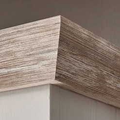 New Wohnen Stauraum Sideboard im Scandi Landhaus Stil Nedita in Weiß
