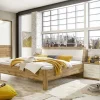 Outlet Wohnen Stauraumbett Neriman und Nachtkommoden Set (dreiteilig)