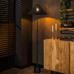 Clearance Wohnen Stehlampe in Schwarzgrau aus Metall - Catron