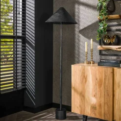 Clearance Wohnen Stehlampe in Schwarzgrau aus Metall - Catron