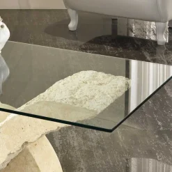 Outlet Wohnen Stein Couchtisch Reading im mediterranen Design