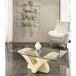 Outlet Wohnen Stein Couchtisch Reading im mediterranen Design