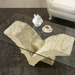 Outlet Wohnen Stein Couchtisch Reading im mediterranen Design