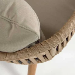 Outlet Wohnen Stühle aus Kordelgeflecht & Holz - Movement (2er Set)