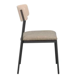 Discount Wohnen Stühle mit Polstersitz in Beige - Gora (2er Set)