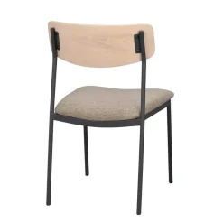 Discount Wohnen Stühle mit Polstersitz in Beige - Gora (2er Set)