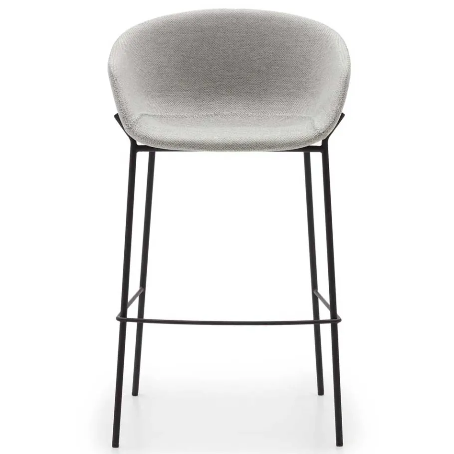 Best Wohnen Stoff Barstuhl Set mit 75 cm Sitzhöhe - Garcia (2er Set)