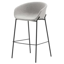 Best Wohnen Stoff Barstuhl Set mit 75 cm Sitzhöhe - Garcia (2er Set)