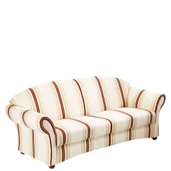 Discount Wohnen Streifen Sofa mit drei Sitzplätzen - Senore