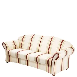 Discount Wohnen Streifen Sofa mit drei Sitzplätzen - Senore