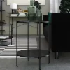 Best Wohnen Strukturglas Beistelltisch mit Linienstruktur - Pluggia