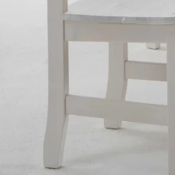 Outlet Wohnen Stuhl Vironegras in Weiß (2er Set)