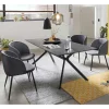 Sale Wohnen Stylische Tischgruppe fürs Esszimmer - Contrada (fünfteilig)