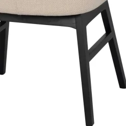 Outlet Wohnen Stylischer Armlehnenstuhl in Beige - Cacamp (2er Set)