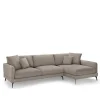Hot Wohnen Taschenfederkern Eckcouch in Beige - Kosmyna