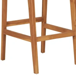 Sale Wohnen Teak Barstühle mit Kordelgeflecht - Merlan