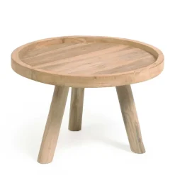 Online Wohnen Teak Couchtisch mit Drei-Bein-Gestell - Marcel