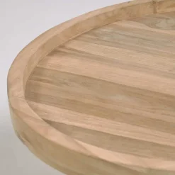 Online Wohnen Teak Couchtisch mit Drei-Bein-Gestell - Marcel