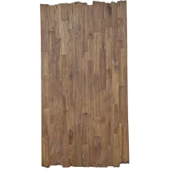 Best Wohnen Teak Recyclingholz Tisch mit X Füßen - Omegon
