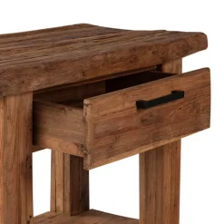 Clearance Wohnen Teak Telefontisch Ragista aus Recyclingholz massiv