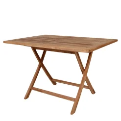 Clearance Wohnen Teakholz Garten Klapptisch in 120x80 cm - Vienna