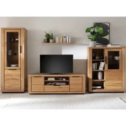Best Wohnen Teilmassive TV Wohnwand - Möbelset - Vlacoma (vierteilig)
