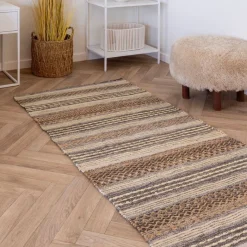 Best Wohnen Teppich aus Jute und Wolle - Sesedra