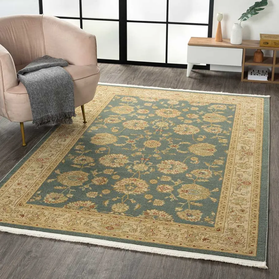 New Wohnen Teppich mit floralem Orient Muster - Ulnero