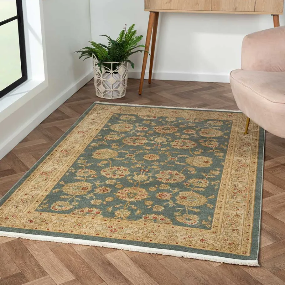 New Wohnen Teppich mit floralem Orient Muster - Ulnero