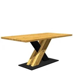 Best Wohnen Tisch auf Säulengestell im X-Design - Chancy