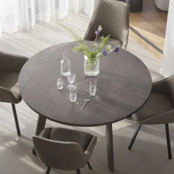 Wohnen Tisch in Dunkelbraun Eiche - Clause