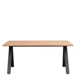 Best Wohnen Tisch in Eiche und Schwarz - Fadrina